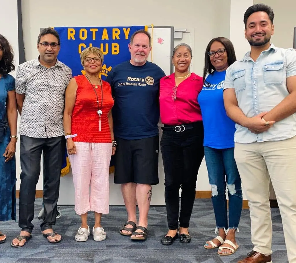 Rotary Club of Mountain House members gathered together
